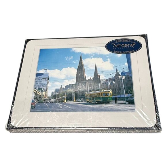 Ashdene Placemats Australia 6 Scenes Cork Back Australia New Sealed - Picture 1 of 13